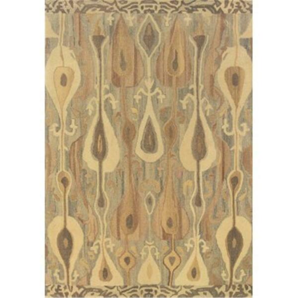 Sphinx By Oriental Weavers Area Rugs, Anastasia 68002 4X6 Rectangle - Sand/ Brown-100% Wool A68002107168ST